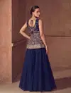 Kb 3318 And 3319 Georgette With Embroidery Work Readymade Suits Wholesale Clothing Suppliers In India